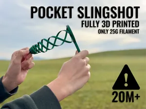 Pocket Slingshot | 20+Meters!