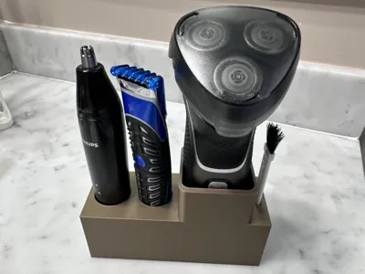Shaver & Trimmer Storage Caddy / Holder