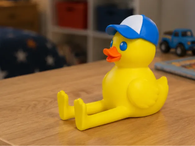 Cute Base Ball Baseball Cap Duckie Phone Holder!