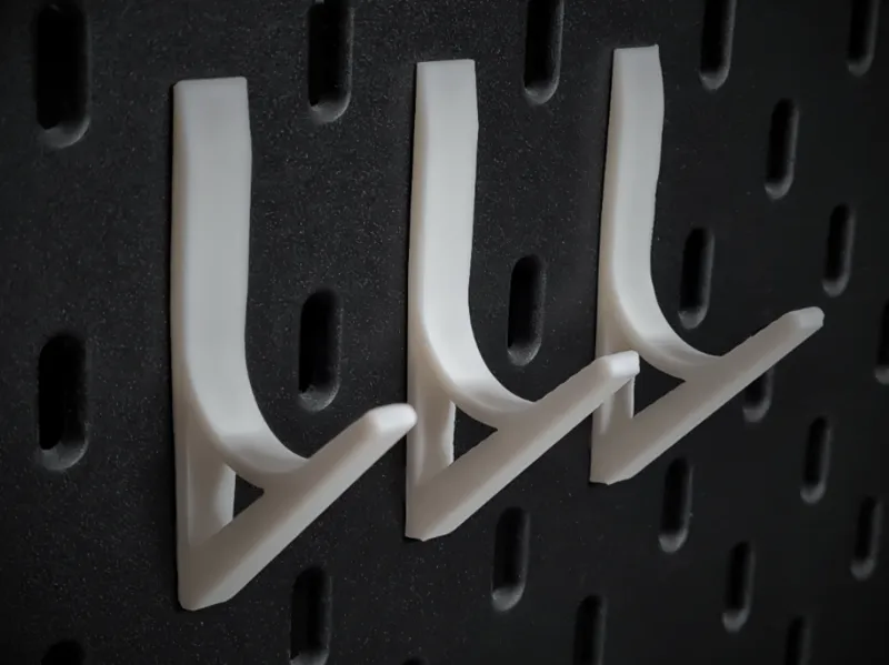 Hook v2 for IKEA Skadis Pegboard