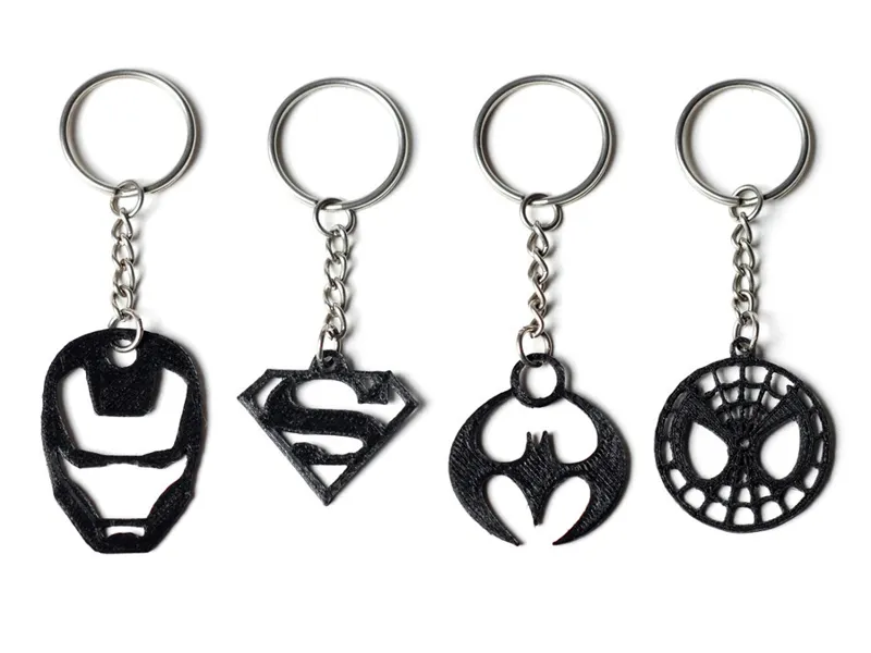 Collection de porte-clés Superhero