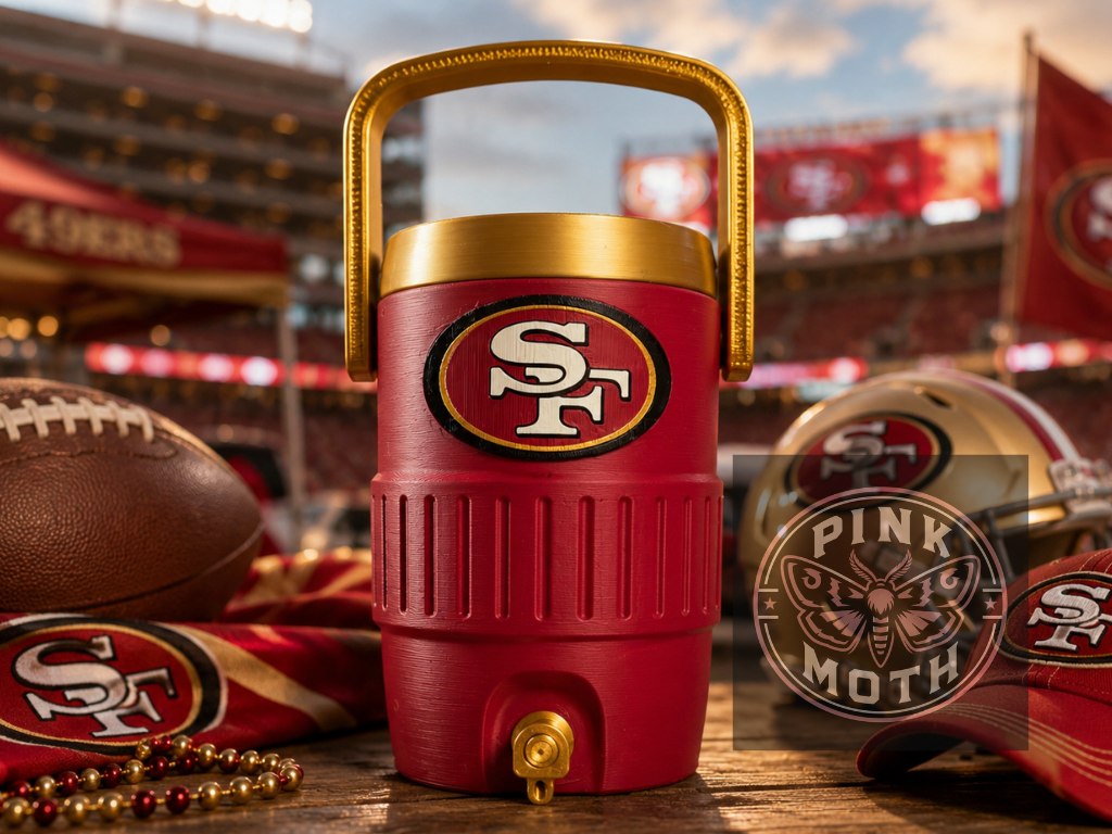 San Francisco 49ers Koozie - Snap in Logo - 1