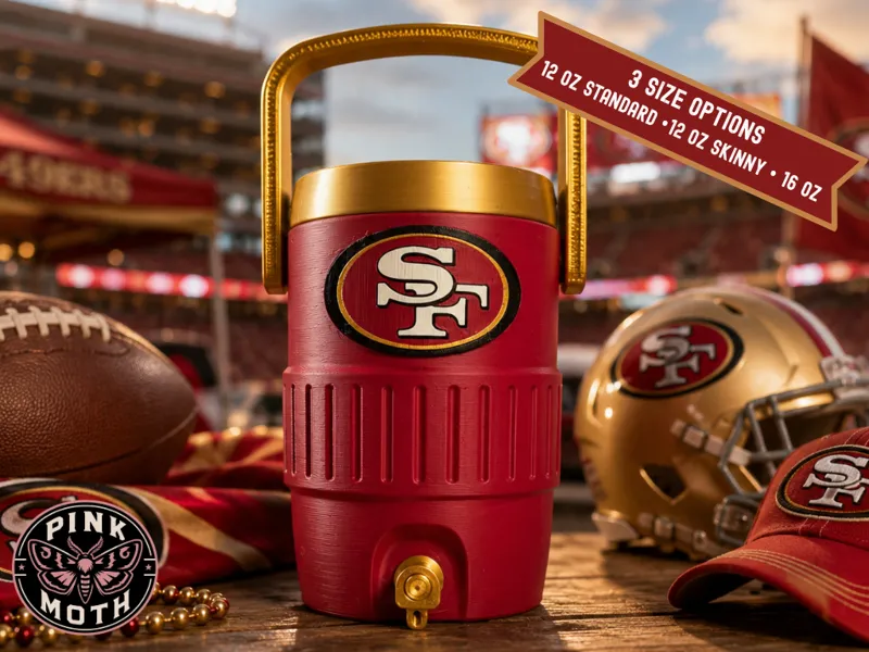 San Francisco 49ers Koozie - Snap in Logo