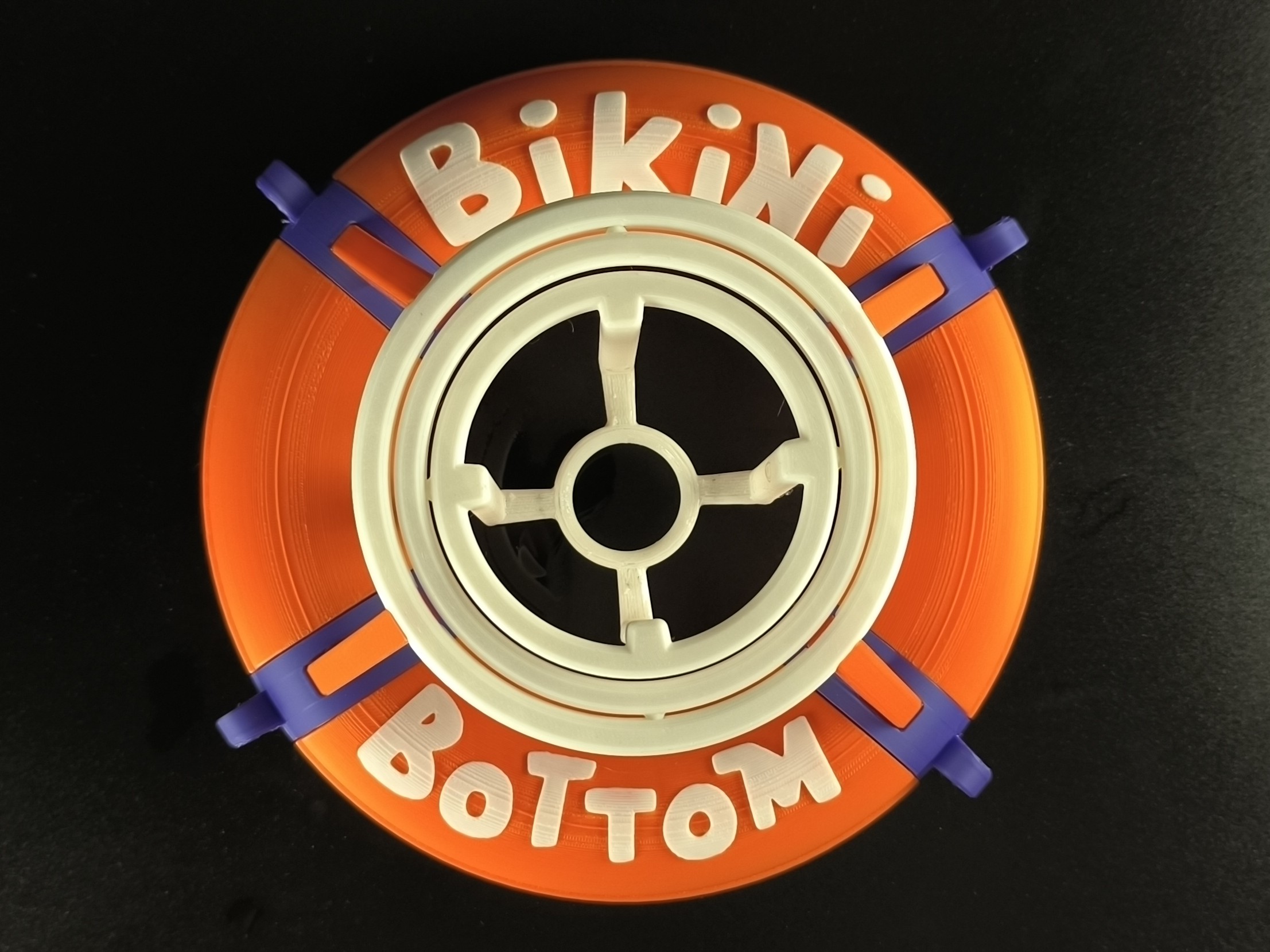 Bikini Bottom Floating Drink Gyro Cup Holder - 1