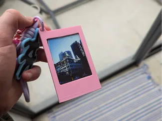 Polaroid Keychain Holder