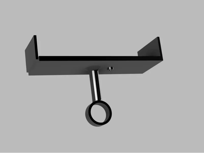 Garland bracket for shower pole