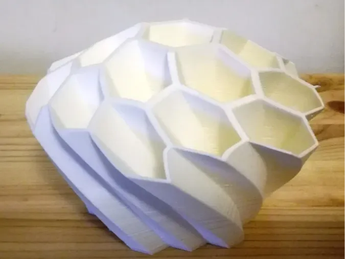 Honeycomb desk organizer V2-Twisted