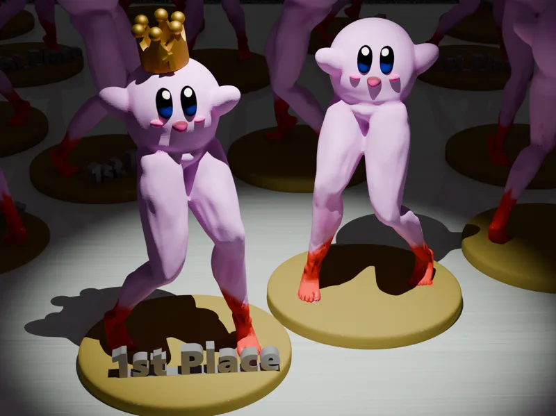 Cursed Long Leg Kirby (1st Place Trophy)