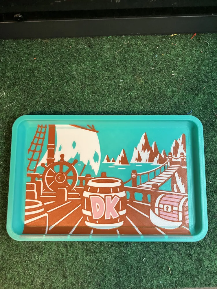 Donkey Kong Pirate Deck Catchall Tray | Fan Art - Free 3D Print Model ...