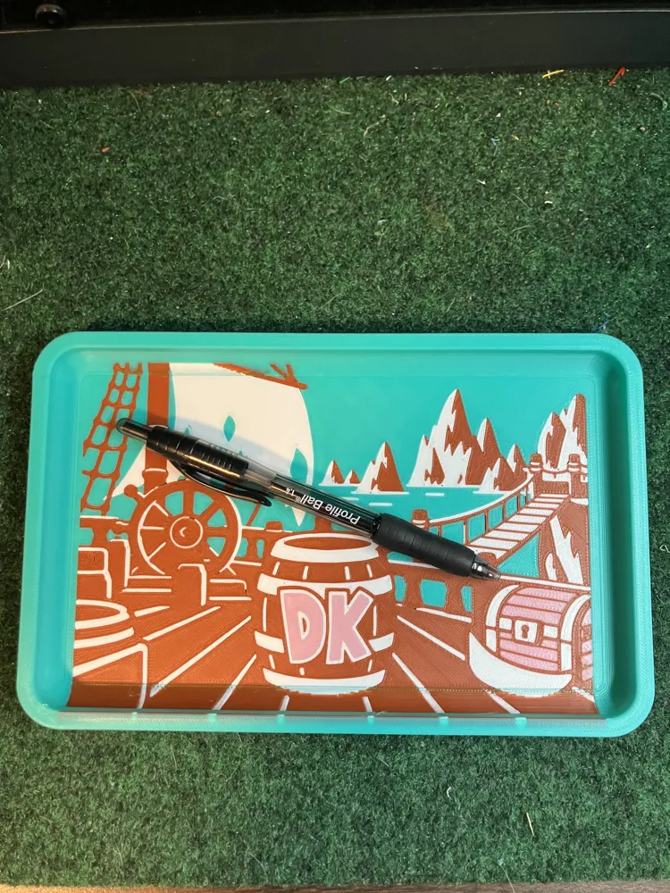 Donkey Kong Pirate Deck Catchall Tray | Fan Art - Free 3D Print Model ...