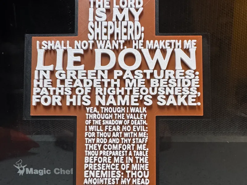 Psalm 23 Scriptural Silhouette - AMS-Ready