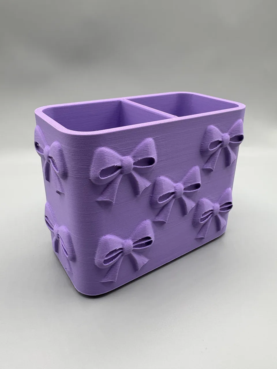 Bow Desk Organizer | Aesthetic Stationery Holder view 2