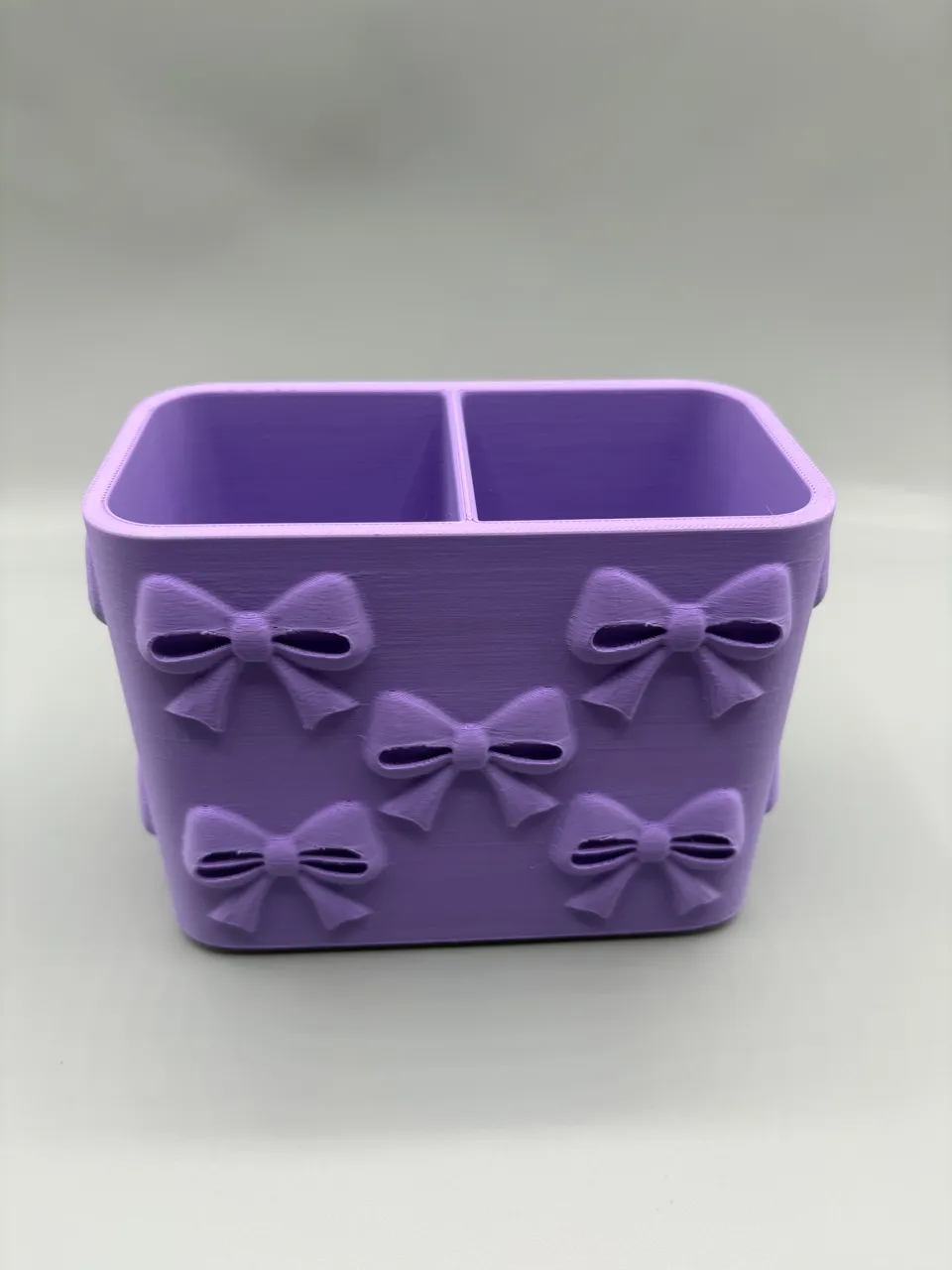 Bow Desk Organizer | Aesthetic Stationery Holder view 3