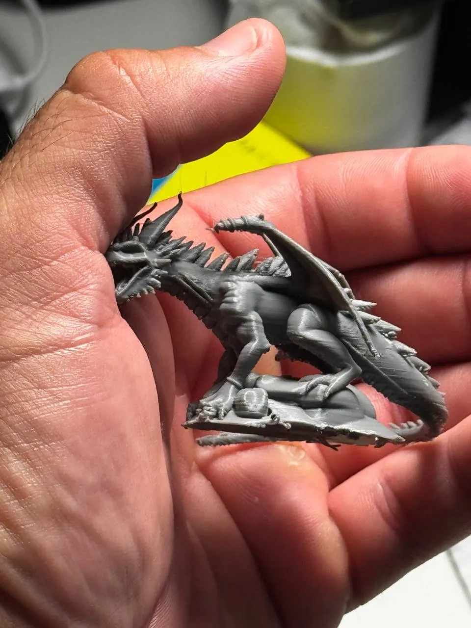 Infernal Dragon Miniature - Free 3D Print Model - MakerWorld