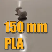 150mm - 0.1mm layer, 2 walls, 100% infill