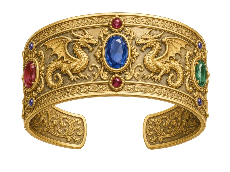 Dragon Gold Bracelet