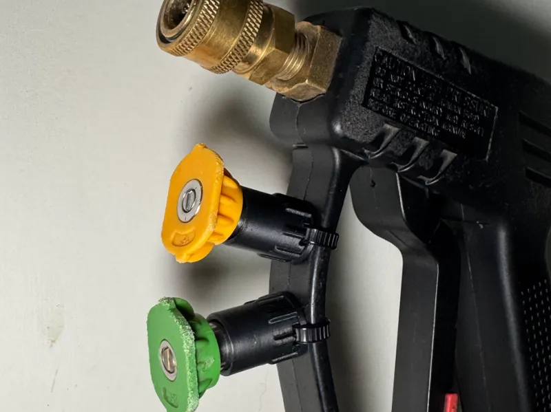 Pressure Washer Nozzle Wand Storage