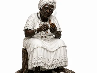 Escultura Preta velha
