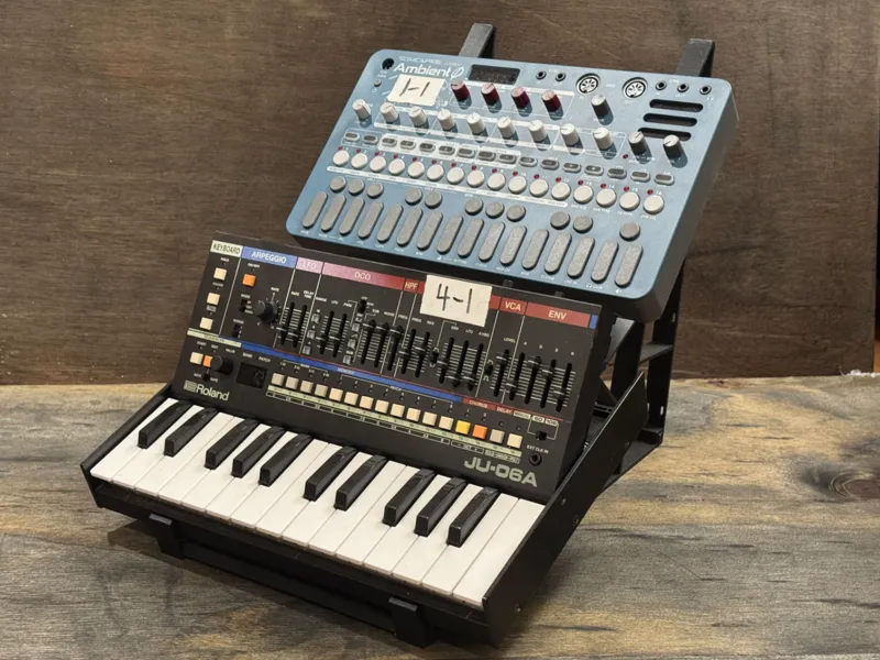 Tiered Dual Synth Stand