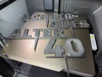 Chiffres et message pour gâteau surprise d'anniversaire — photo 2