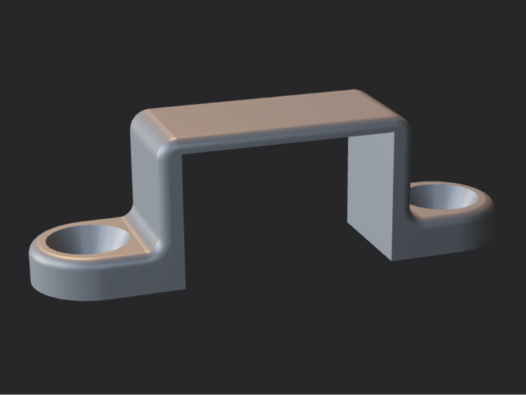 LED Strip Mounting Clip (16.6mm x 10.6mm)