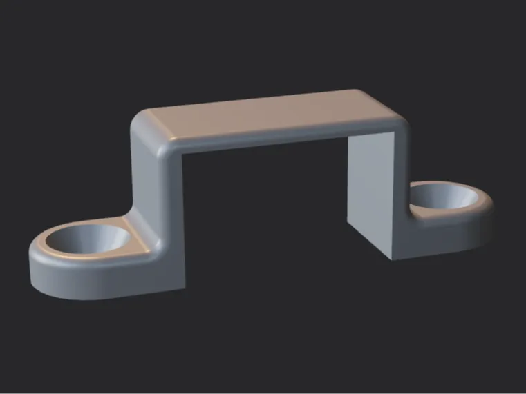 LED Strip Mounting Clip (16.6mm x 10.6mm)