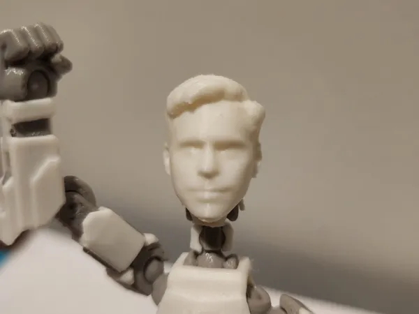 Tête ultra-réaliste pour figurine Dummy 13