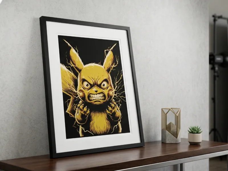 Pikachu vénère - Cadre HueForge 300x224mm
