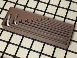 Hex wrench holder gridfinity