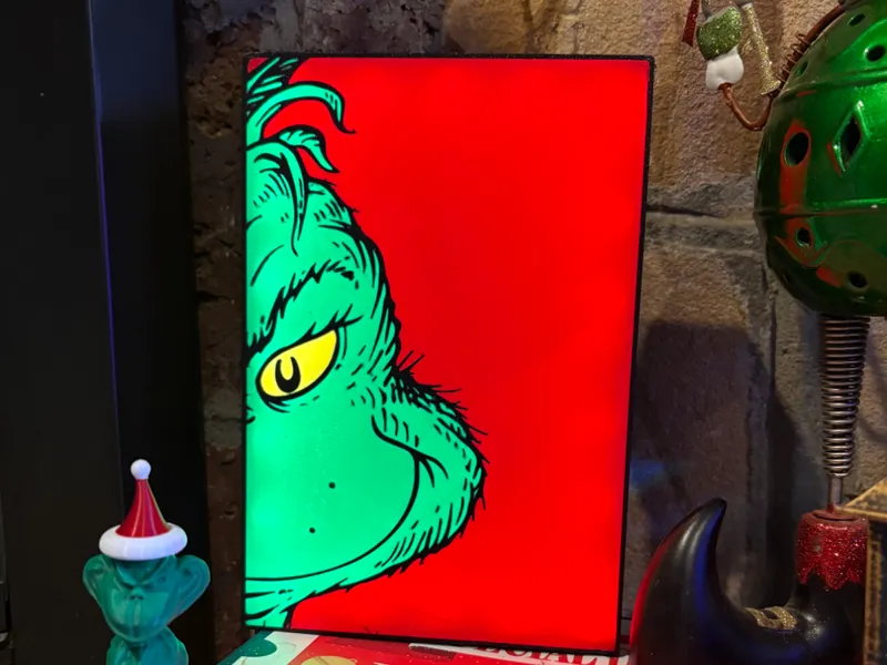 The Grinch Classic style Light Box
