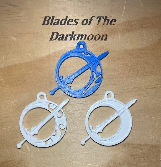 Blades of The Darkmoon Keychain