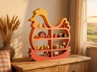 Hen on Nest – Tabletop Version