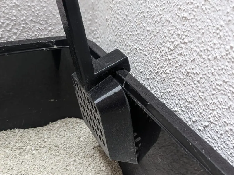 Katzenkloschaufel mit Haken zum einhängen am Rand