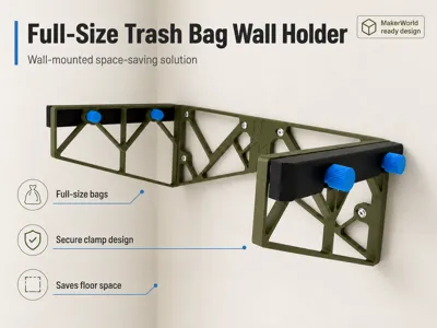 Full-Size Trash Bag Wall Holder