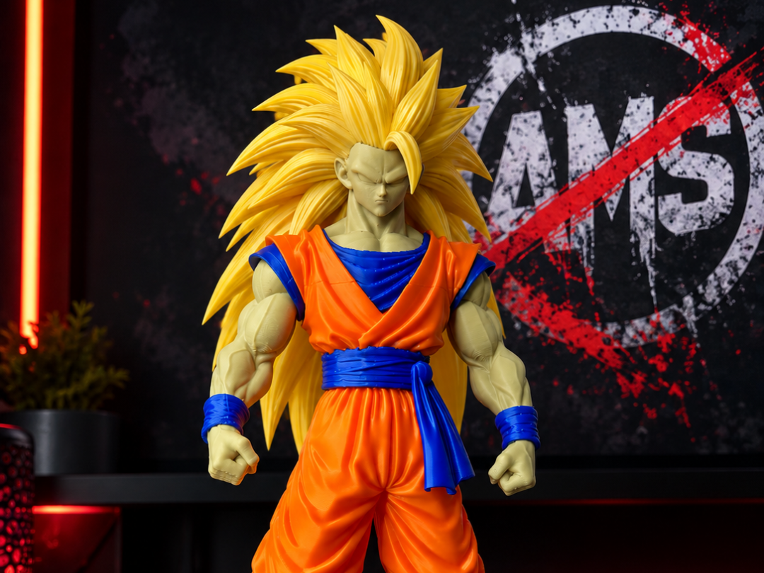 Goku SSJ3 3D model