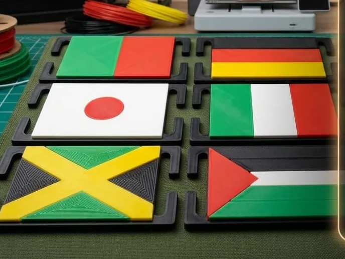 MOLLE Flag Templates (9 Customizable AMS Plates)