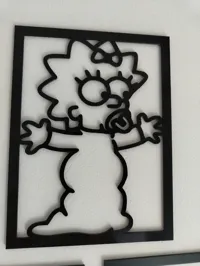 Maggie Simpson — déco murale 2D — photo 2