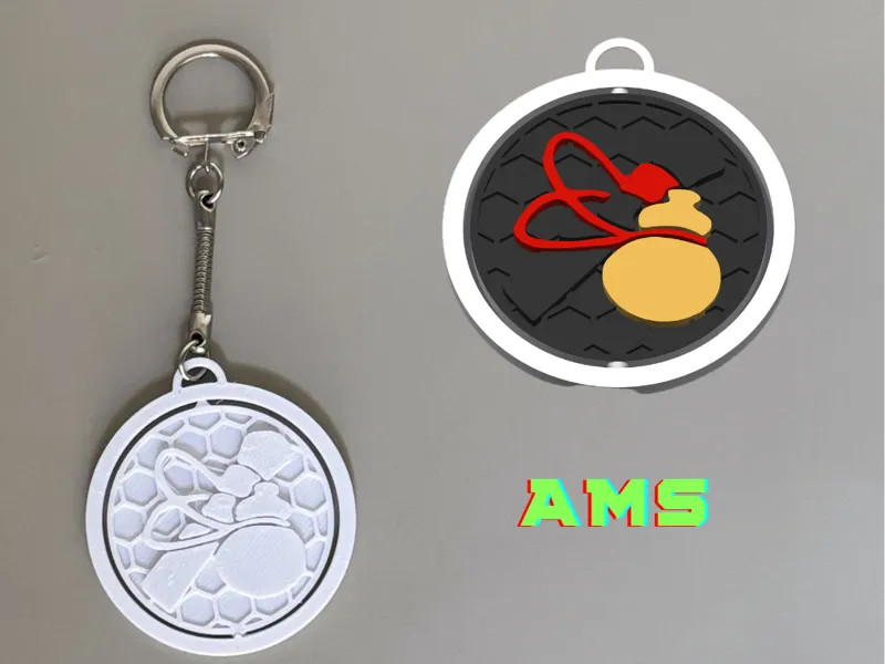 Monk Spinner Keychain – Print in Place
