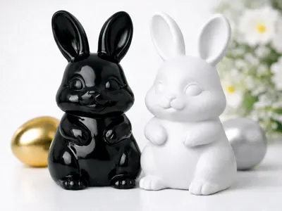 Cute Easter Bunny – Decorative Luxury Figurine