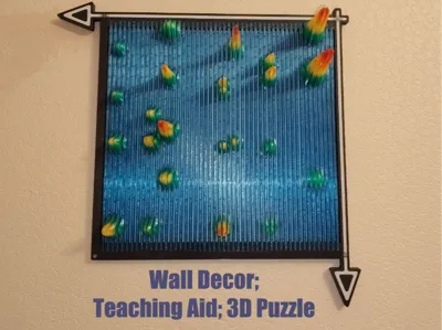 2D NMR Spectrum - Wall Decor