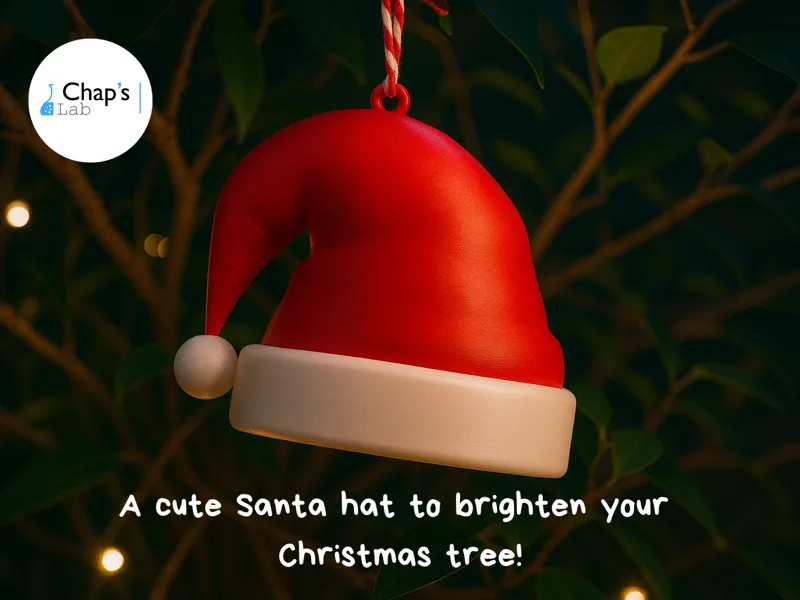 Santa Hat Christmas Ornament