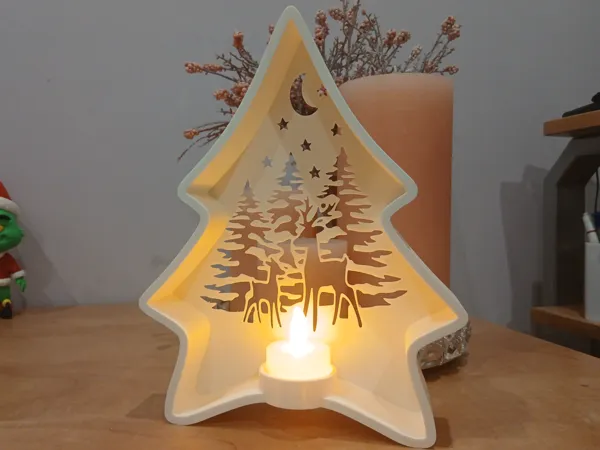 Photophore sapin de Noël