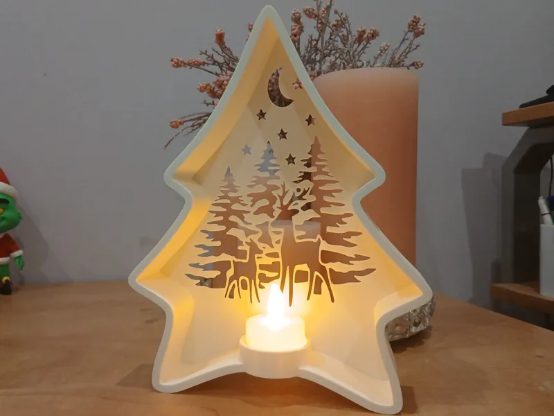Christmas Tree Tealight Holder