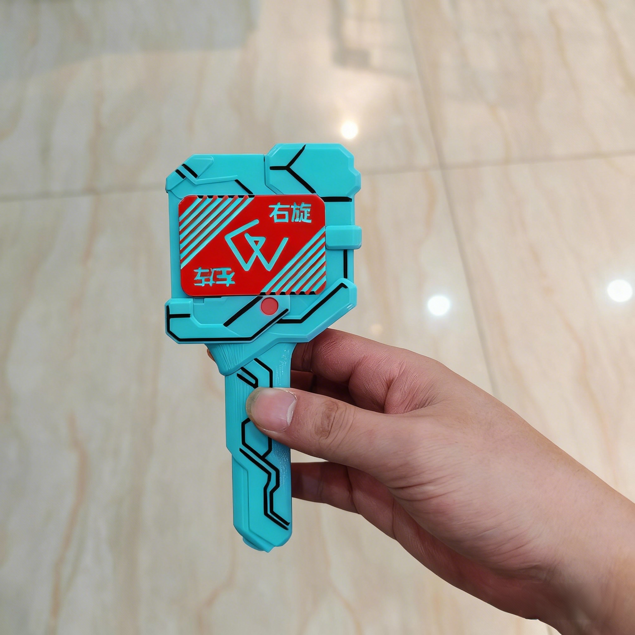Miniatura 5 do modelo 3D 战斗陀螺带发射器，加装持久环后可旋转6分钟