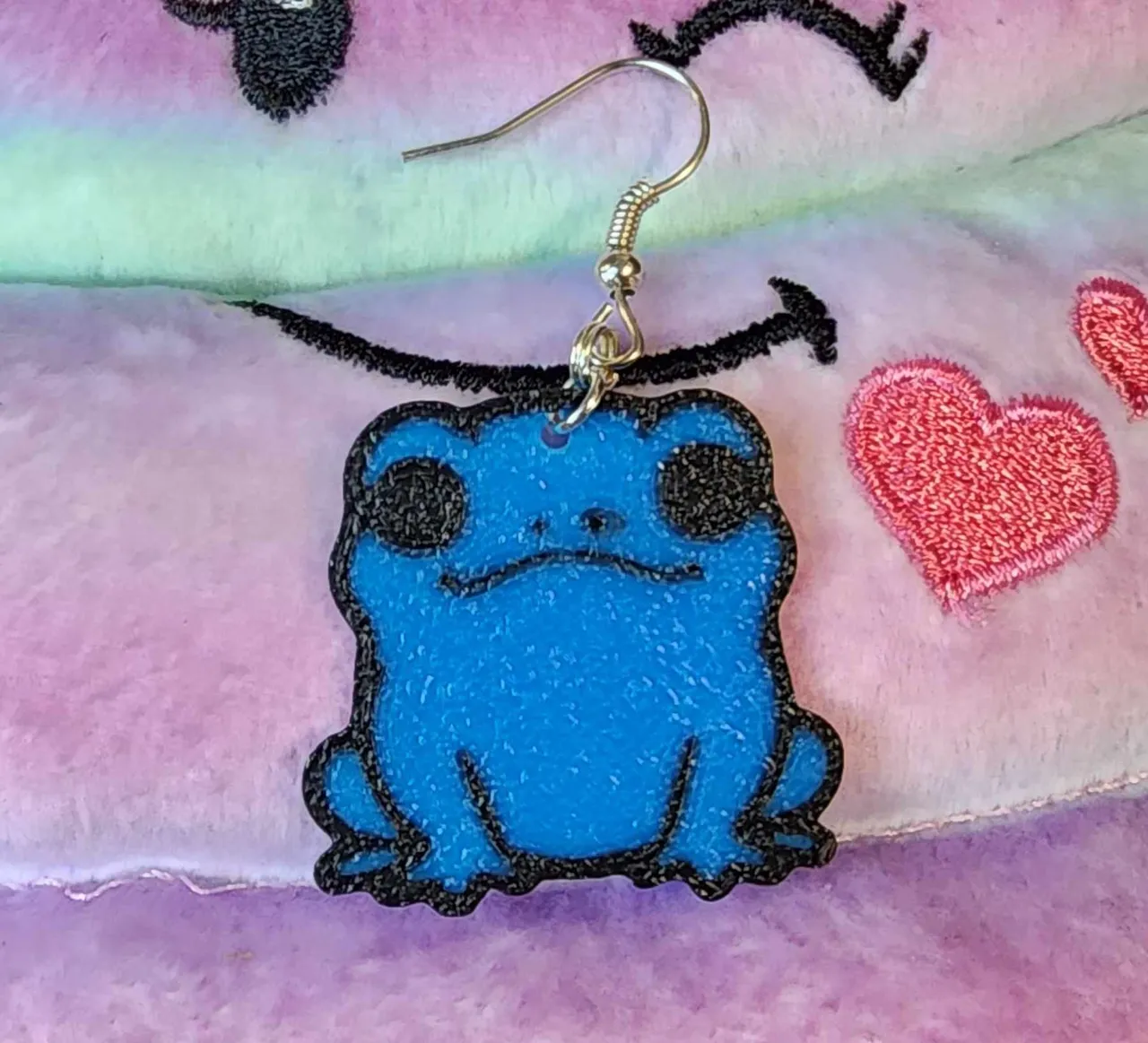 Frog Earrings view 2