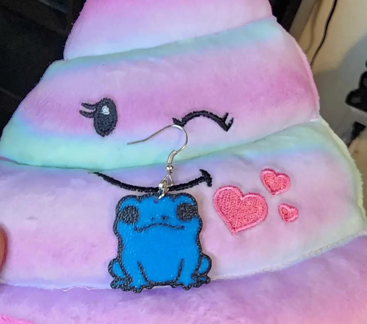 Frog Earrings view 3