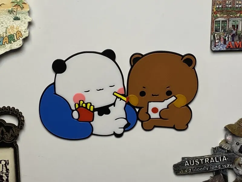 Bubu and Dudu fridge magnet