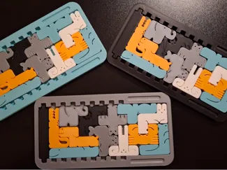 Animal Puzzle Board