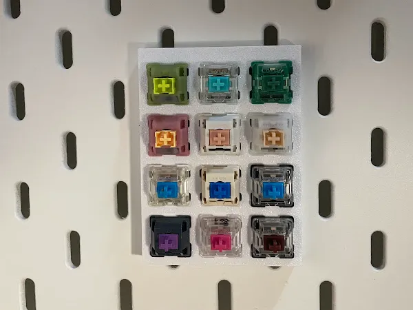 Keyboard switch Skadis mount