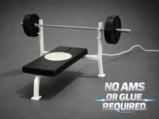 Bench press charging station